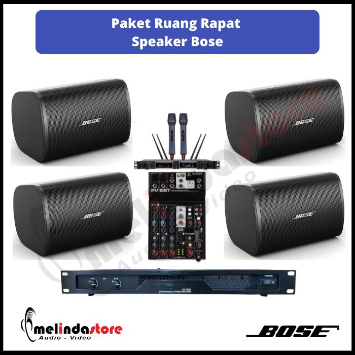 Paket Sound System Ruang Rapat Speaker Bose DM6SE | 4 Speaker